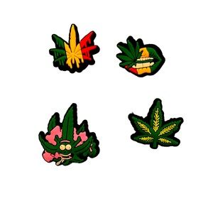 Weed croc charms